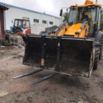 Вилы паллетные откидные 2000 кг JCB 3CX/4CX